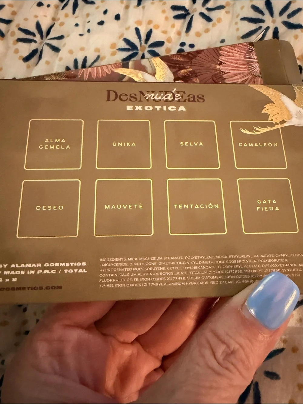 ALAMAR DesNUDEas Exotica Pressed Pigment Palette Eyeshadow BNIB